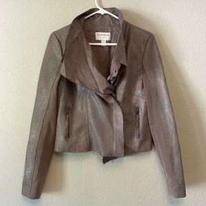 Marrakech by Anthropologie shimmery moto jacket